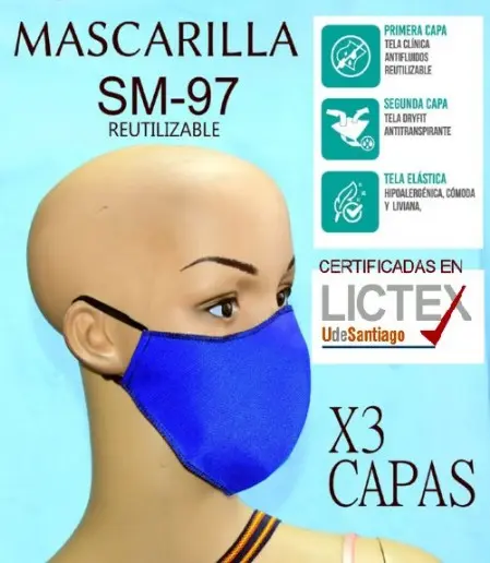 MASCARILLAS ANTIFLUIDOS 3 CAPAS